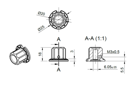PG-S Rotary Knob